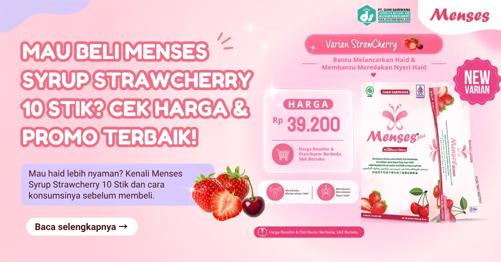 Mau Beli Menses Syrup Strawcherry 10 Stik? Cek Harga & Promo Terbaik!